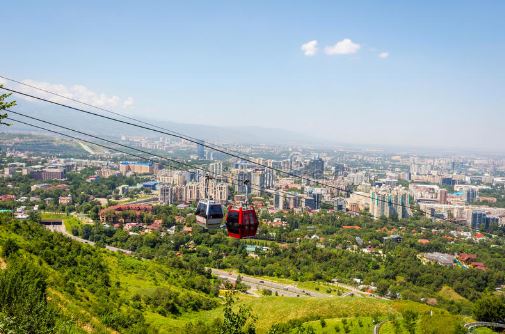 Almaty image from cable car
