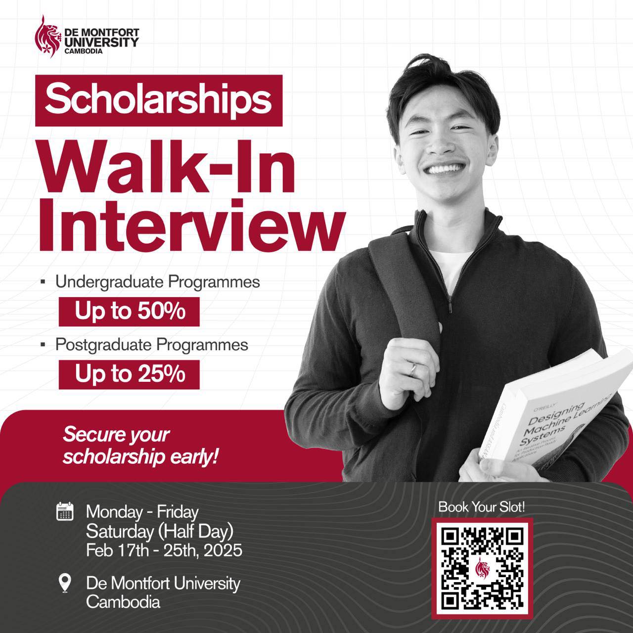 DMUC Walk-In Interview Scholarships 2025 - Feb