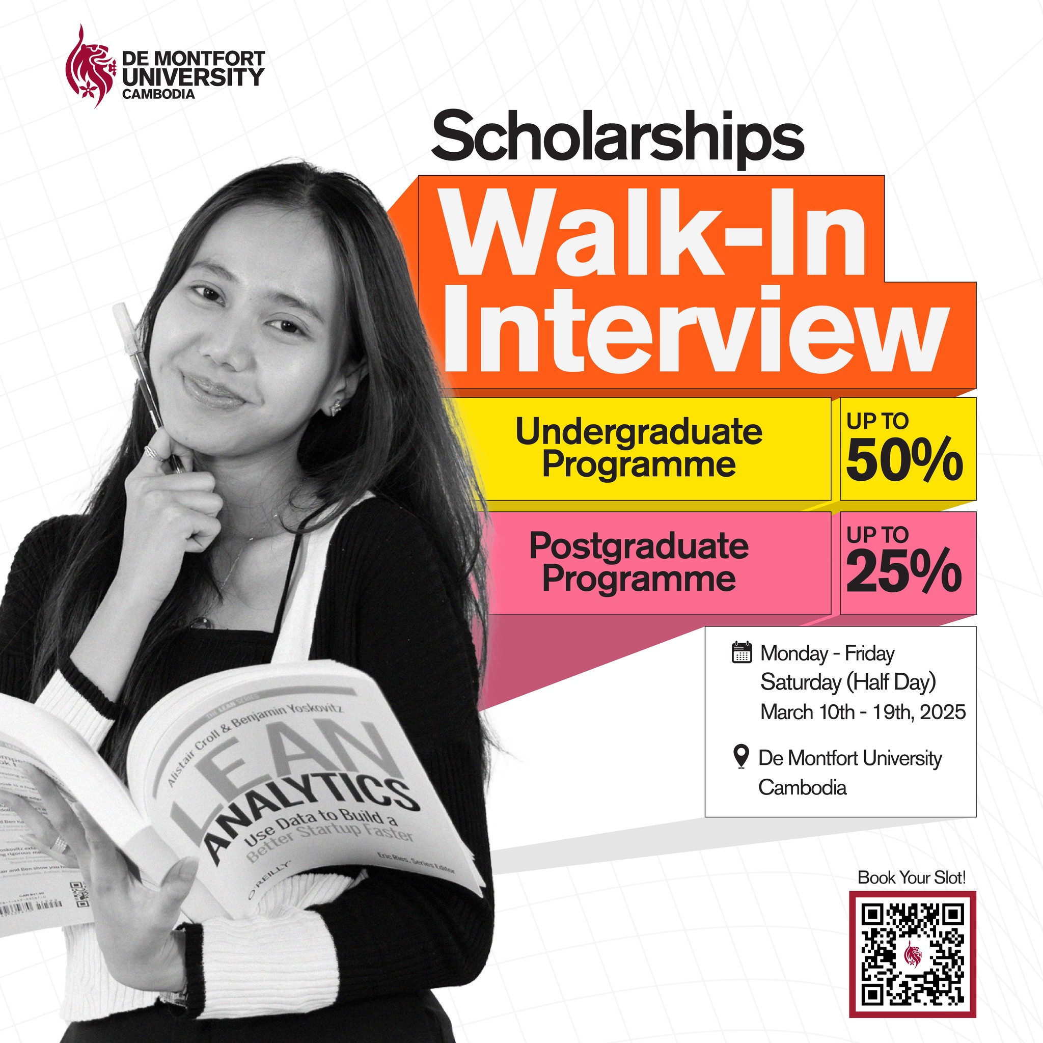 DMUC Walk-In Interview Scholarships 2025