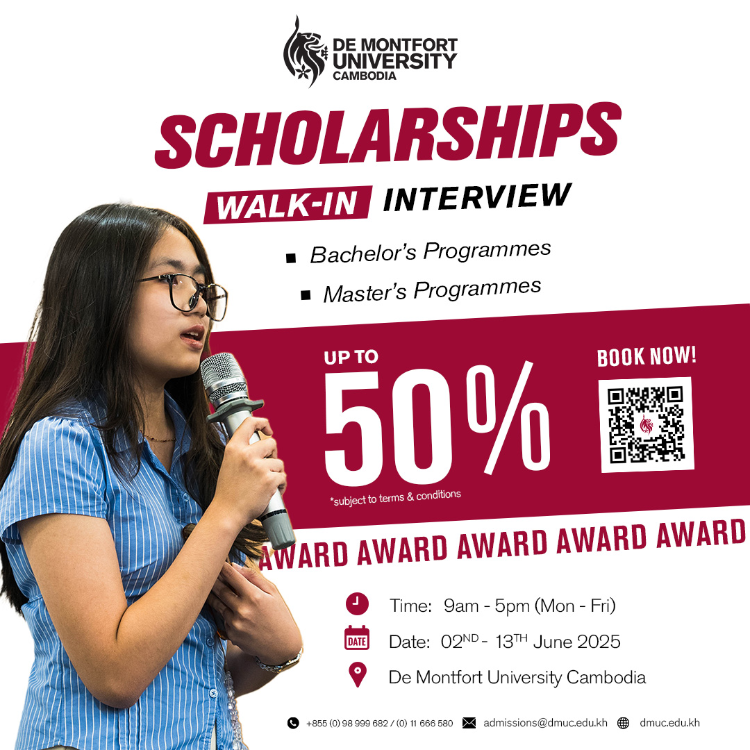 DMUC Scholarships Walk-In Interview Extended June 2025