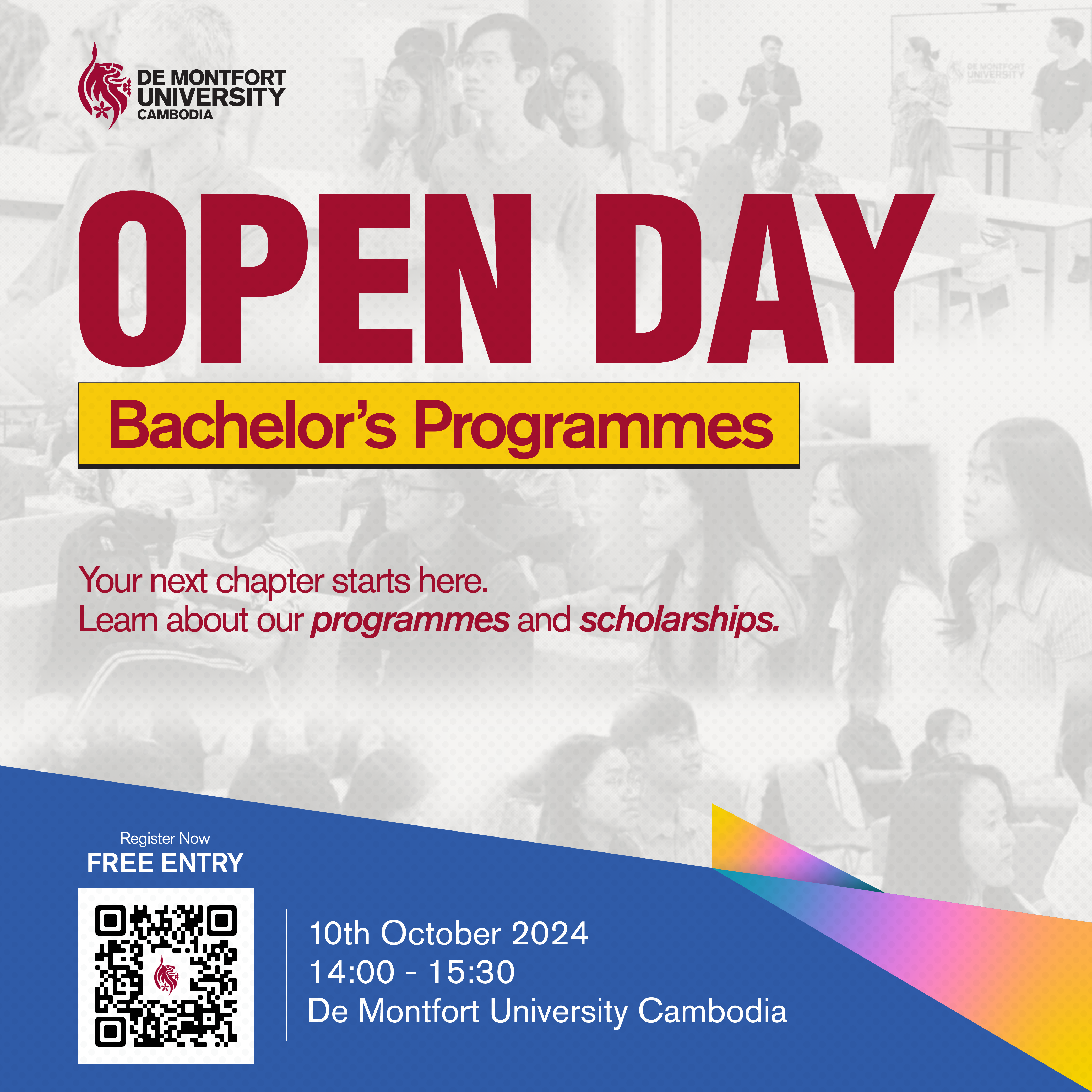 De Montfort University Cambodia Open Day – October 2024 | Undergraduate Programmes