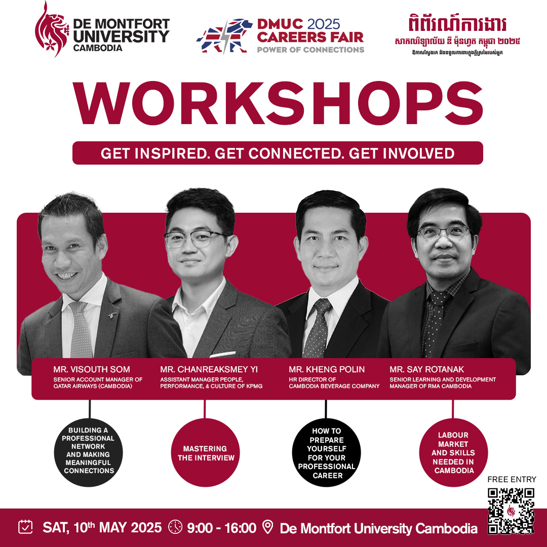 DMUC Careers Fair 2025 | Workshops