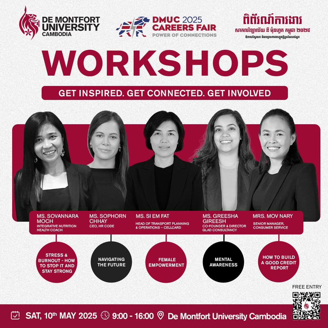 DMUC Careers Fair 2025 | Workshops