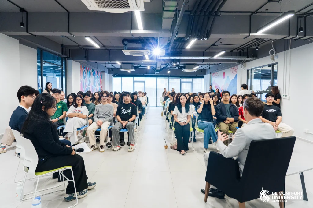 International Relations Talk by British Ambassador at De Montfort University Cambodia