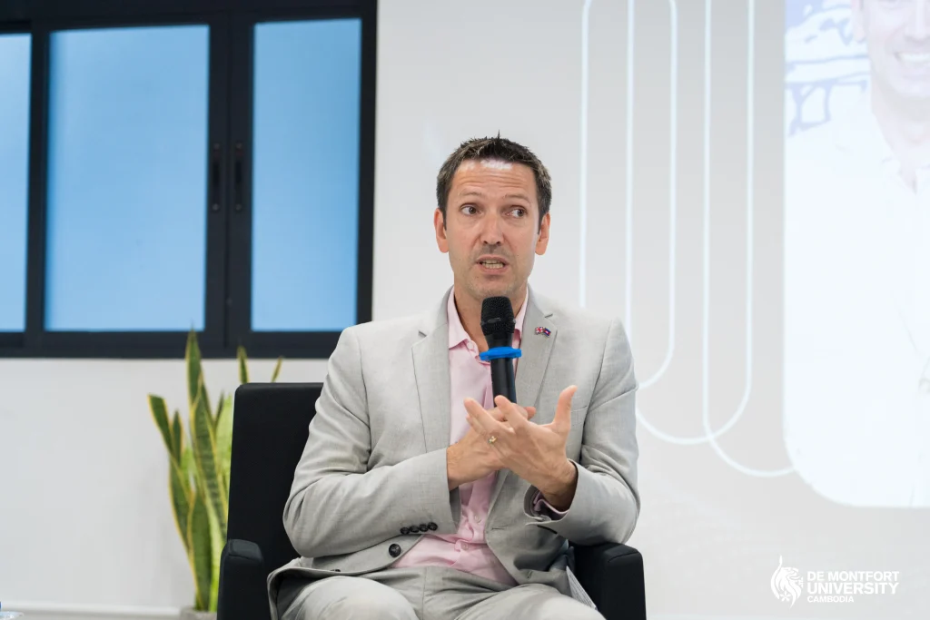 International Relations Talk by British Ambassador at De Montfort University Cambodia