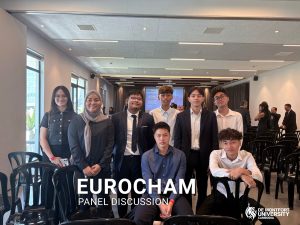 DMUC IFY Economics Students Attend EuroCham Cambodia Border Crisis Briefing with UNICEF Experts