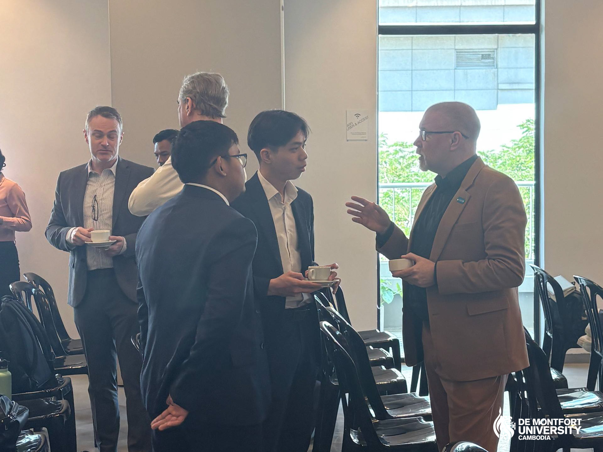 DMUC IFY Economics Students Attend EuroCham Cambodia Border Crisis Briefing with UNICEF Experts