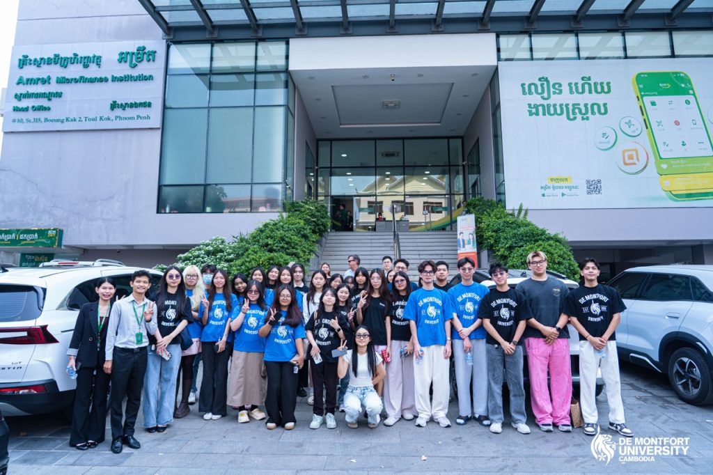 DMUC Students Visit Amret MFI: Exploring Microfinance and Financial Inclusion