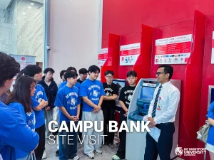 DMUC Computing Students Site Visit to Campu Bank: Learning Digital Banking in Practice