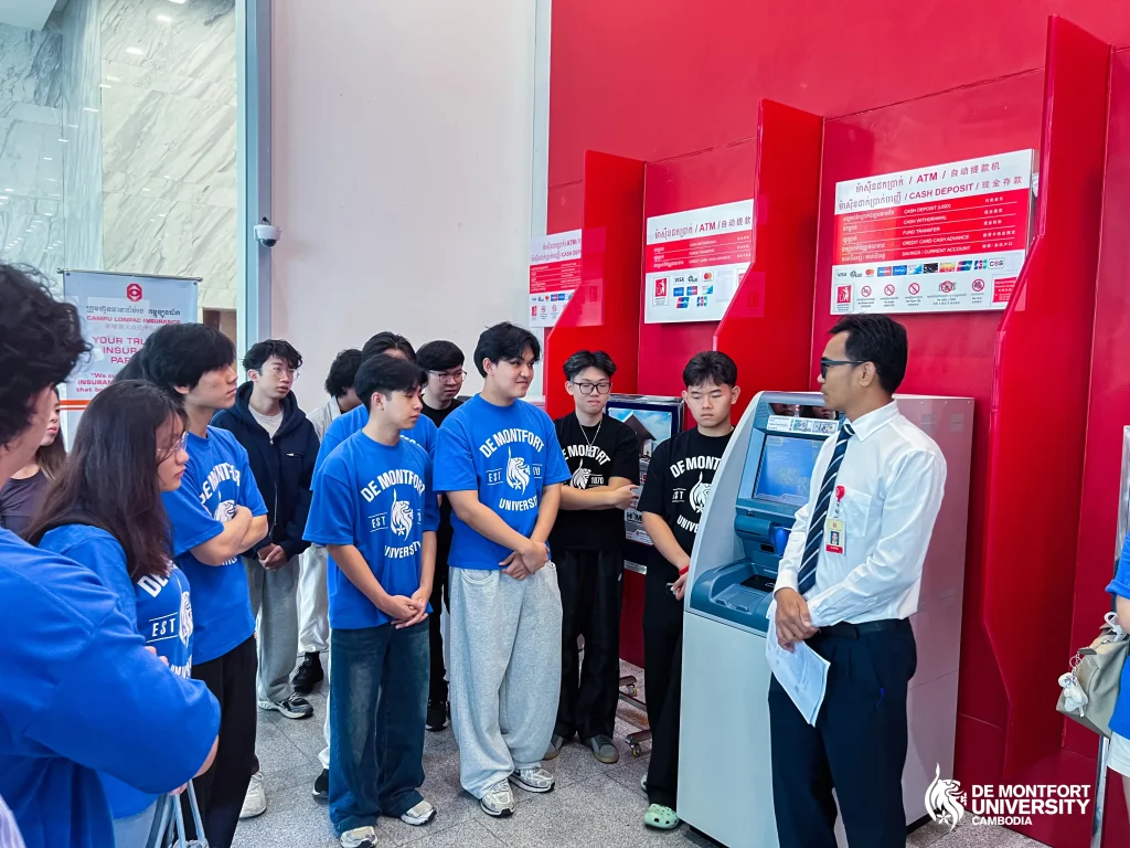 DMUC Computing Students Site Visit to Campu Bank: Learning Digital Banking in Practice
