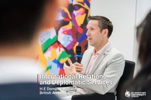 International Relations Talk by British Ambassador at DMUC