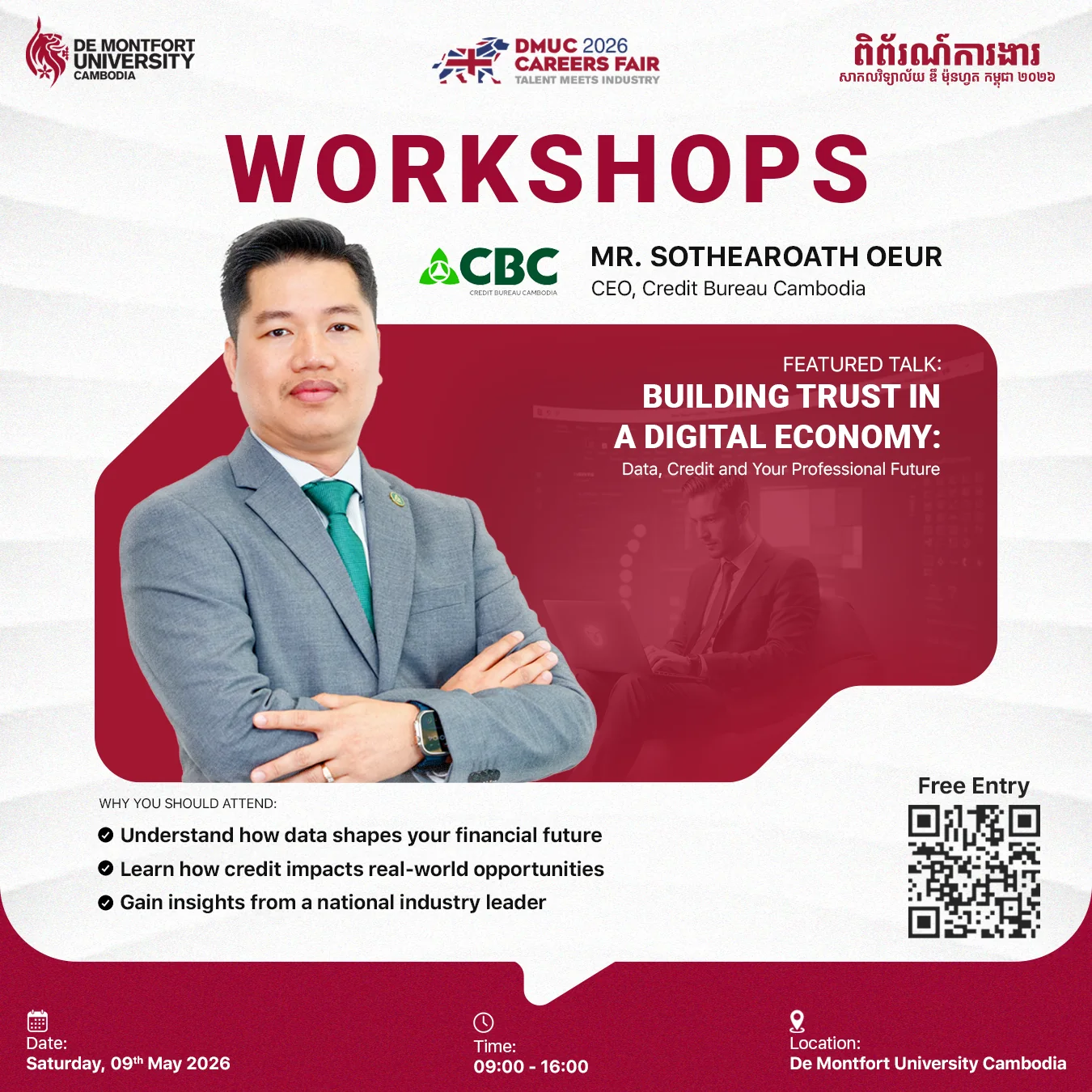 DMUC Careers Fair 2026 Workshops